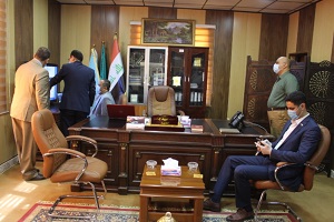 زيارة رئيس الجامعة 